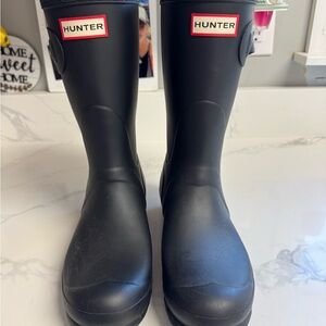Hunter Matte Black Waterproof Boots
